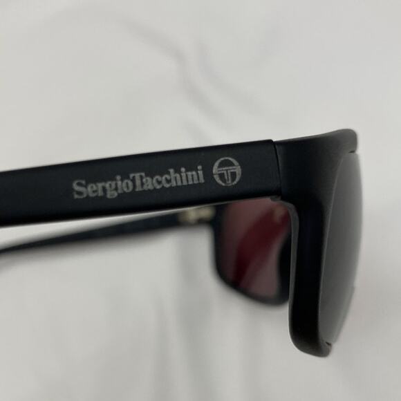 Vintage Sergio Tacchini FRAMES ONLY S.T. T. 1527 Black Unknown Prescription - Picture 4 of 13